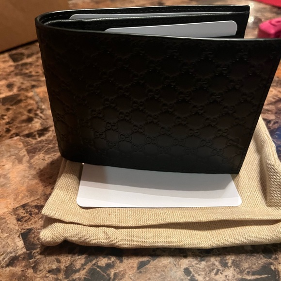 Micro Guccissima Black Authentic Wallet - Picture 3 of 6
